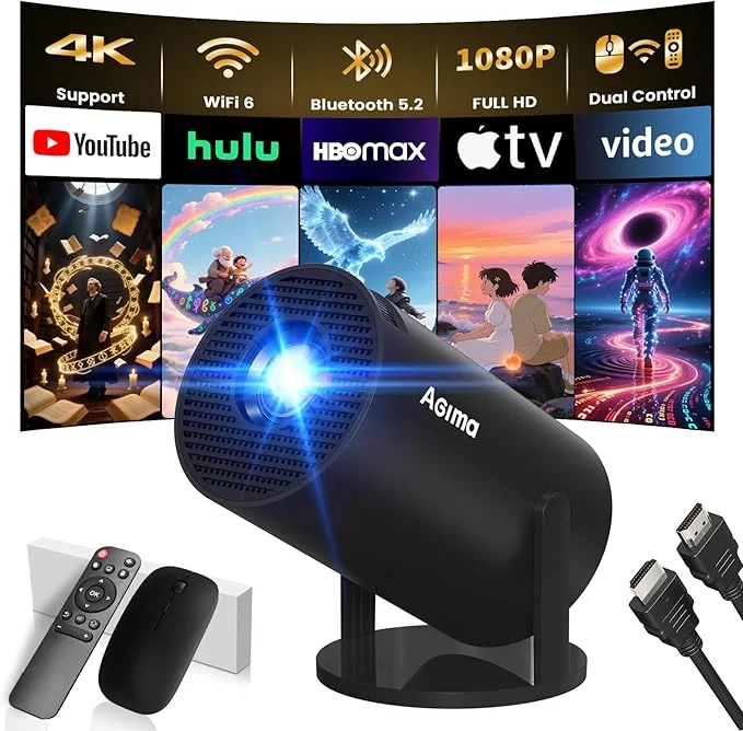 AGIMA X1: Análisis del Proyector Android TV con Control Dual y WiFi 6