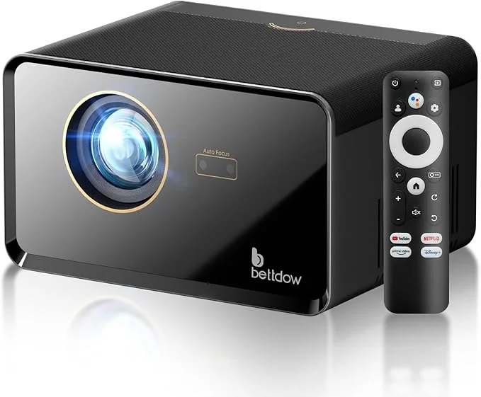 Bettdow AC1080: Análisis del Proyector 1080P con Google TV y 1000 ANSI Lúmenes