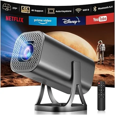 finade P30: Análisis del Proyector Portátil WiFi 6 Android 12