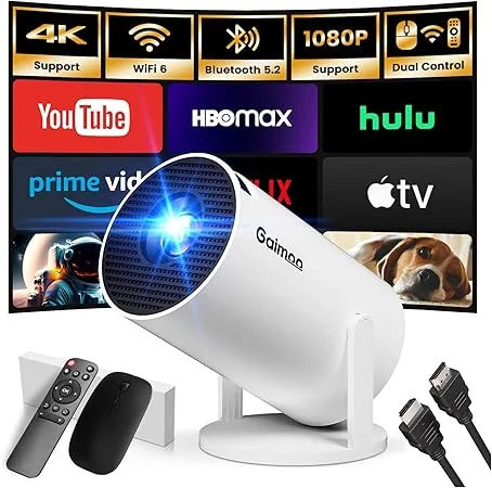 Gaimoo GM200: Análisis del Proyector Inteligente Android TV con WiFi 6