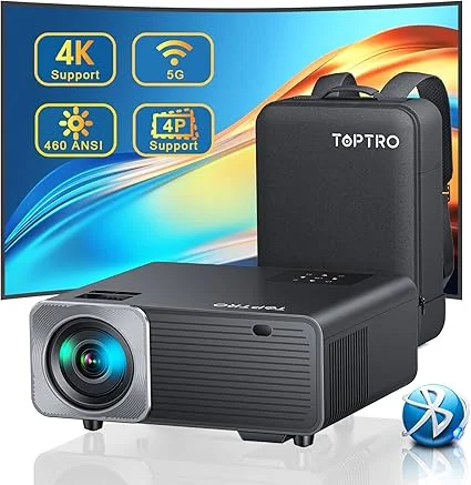 TOPTRO TR22: Análisis del Proyector 1080P con 460 ANSI y WiFi 5G