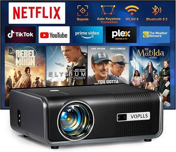 VOPLLS VP-1: Análisis del Proyector Smart 1080P con Netflix Integrado