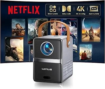 WiMiUS P61 Pro: Análisis del Mini Proyector con Netflix Oficial y Dolby Audio