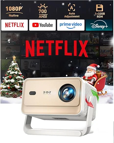 Xgody Gimbal N6PRO: Análisis del Proyector Inteligente con Netflix y 700 ANSI