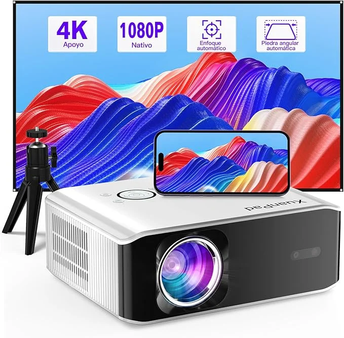 XuanPad Proyector: Análisis del Proyector 1080P con WiFi 6 y Enfoque Automático