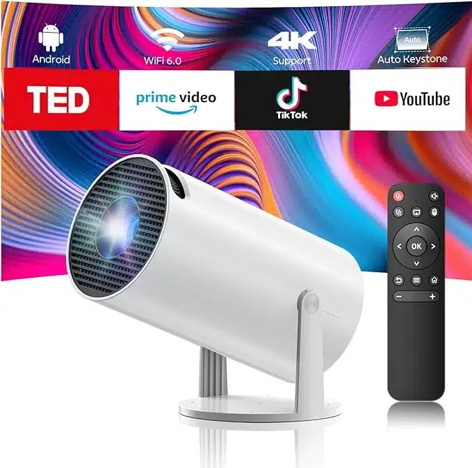 CAMWORLD Mini Proyector 4K: Análisis del Proyector Portátil con Android 11 y WiFi 6