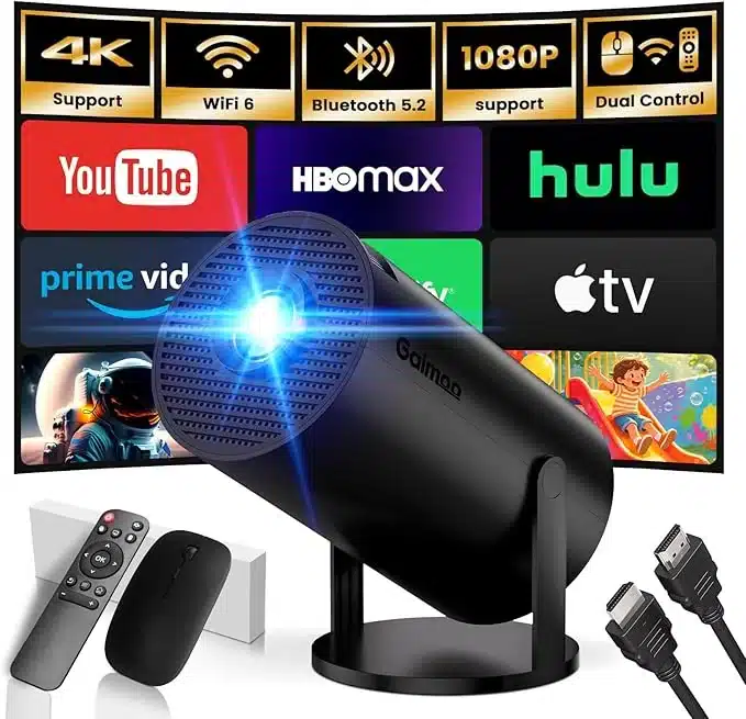Gaimoo GM200: Análisis del Proyector Inteligente con WiFi 6 y Control por Ratón