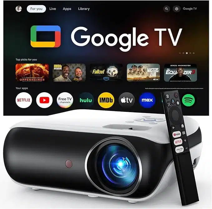 HAPPRUN 510G: Análisis del Proyector Inteligente con Google TV Oficial