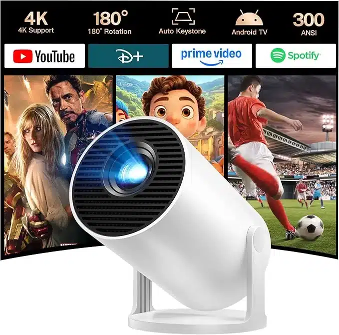 LYNCAST HY300 Pro: Análisis del Proyector Inteligente Portátil con Android 14