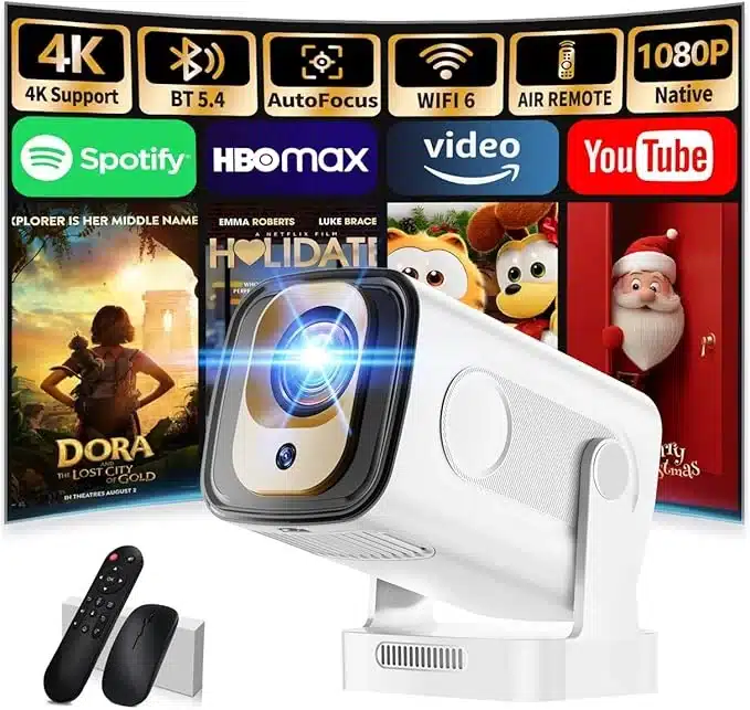 Nonete 2026 Nuevo: Análisis del Proyector Portátil 4K 1080P con WiFi 6 y Android