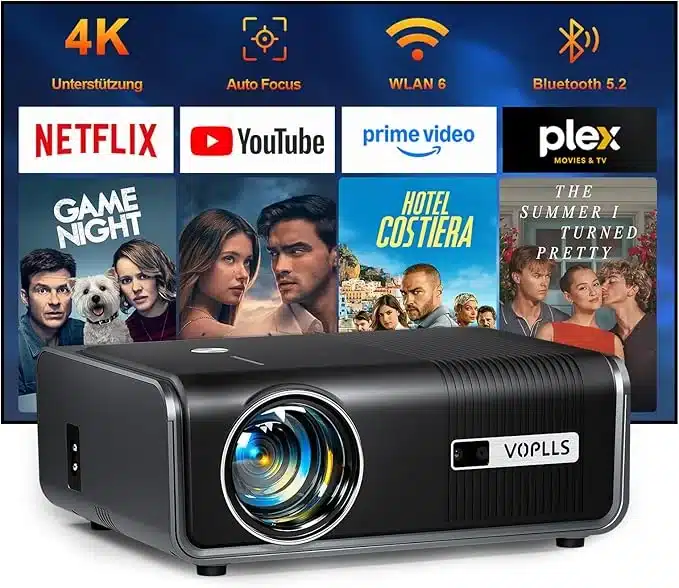 VOPLLS VOPLLS-30000: Análisis del Proyector Portátil con WiFi 6 y Dolby Audio