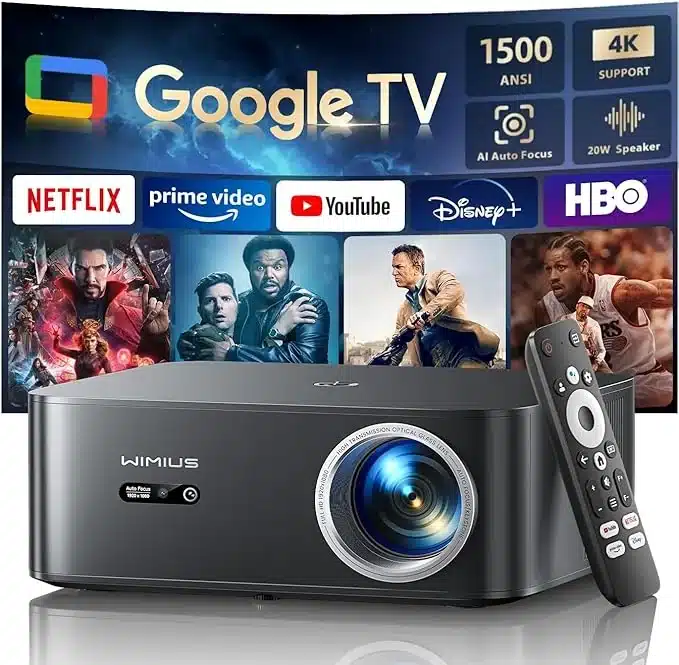 WiMiUS K13: Análisis del Proyector 4K con Google TV y 1500 ANSI