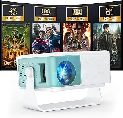 WOLFANG Mini: Análisis del Proyector Portátil con Soporte 1080P y Keystone Automática