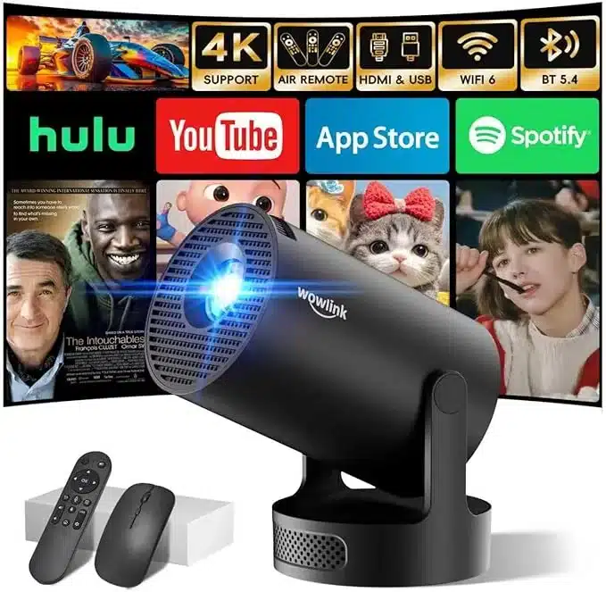 wowlink W210: Análisis del Mini Proyector Portátil 4K Compatible con Apps Integradas