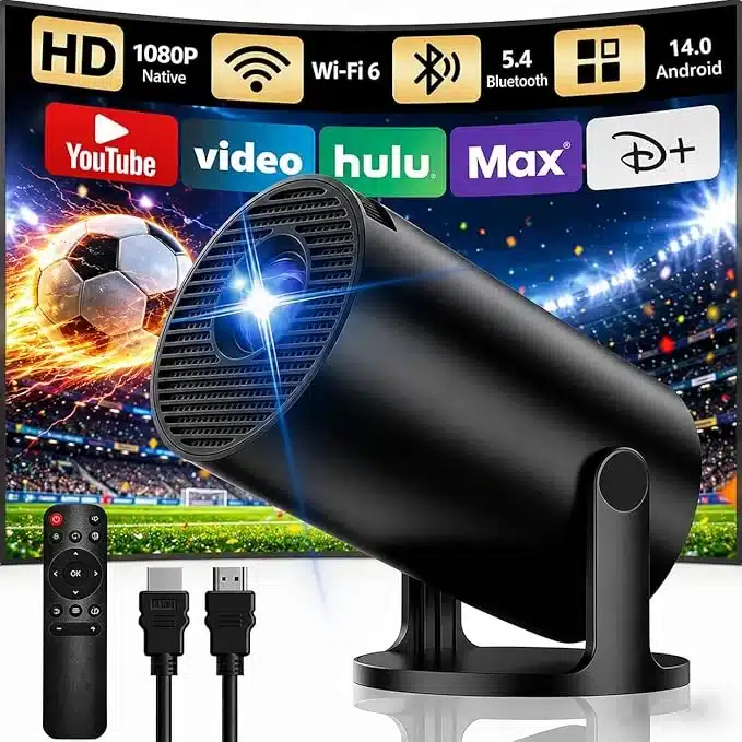 YOTON Y4PRO: Análisis del Proyector Portátil 720P con Android 14.0 y WiFi 6